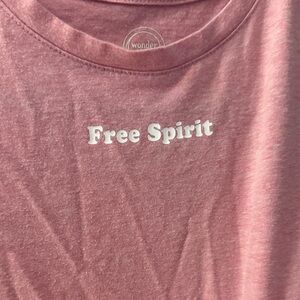 Wonder Nation Pink 'Free Spirit' Kids T-Shirt